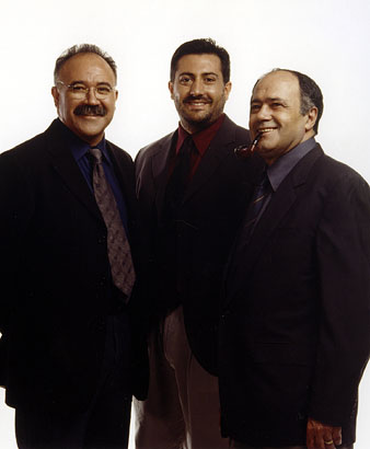 Josep-Llu�s Carod-Rovira, Joan Puigcerc�s i Francesc Ferrer, d'ERC. 1993