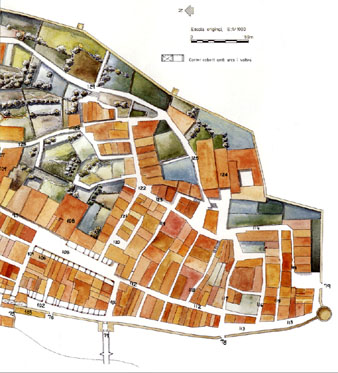 Pl&agrave;nol de la zona l'any 1535