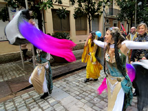 Celebraci&oacute; de l'any nou xin&egrave;s a Girona. La cercavila