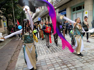 Celebraci&oacute; de l'any nou xin&egrave;s a Girona. La cercavila