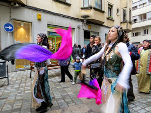 Celebraci&oacute; de l'any nou xin&egrave;s a Girona. La cercavila