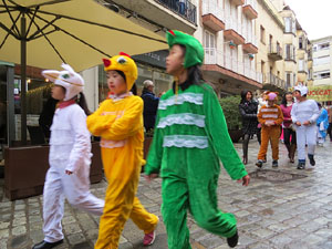 Celebraci&oacute; de l'any nou xin&egrave;s a Girona. La cercavila
