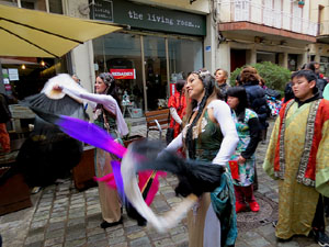 Celebraci&oacute; de l'any nou xin&egrave;s a Girona. La cercavila