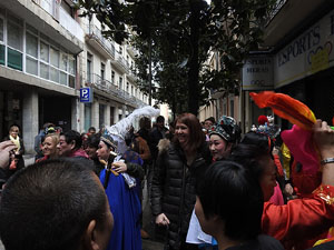 Celebraci&oacute; de l'any nou xin&egrave;s a Girona. La cerim&ograve;nia oficial