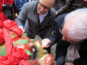 Celebraci&oacute; de l'any nou xin&egrave;s a Girona. La cerim&ograve;nia oficial