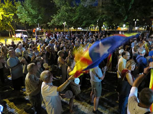Assaig de la Diada 2016 al Jard&iacute; de la Inf&agrave;ncia
