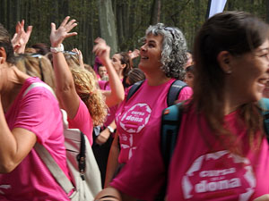Cursa de la Dona 2016. Concentraci&oacute; i sortida del Parc de la Devesa