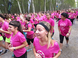 Cursa de la Dona 2016. Concentraci&oacute; i sortida del Parc de la Devesa