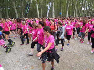 Cursa de la Dona 2016. Concentraci&oacute; i sortida del Parc de la Devesa
