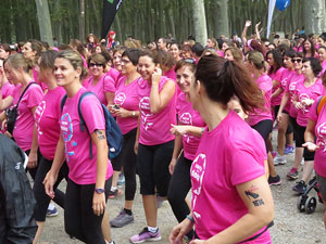 Cursa de la Dona 2016. Concentraci&oacute; i sortida del Parc de la Devesa