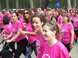 Cursa de la Dona 2016. Concentraci&oacute; i sortida del Parc de la Devesa