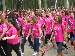 Cursa de la Dona 2016. Concentraci&oacute; i sortida del Parc de la Devesa