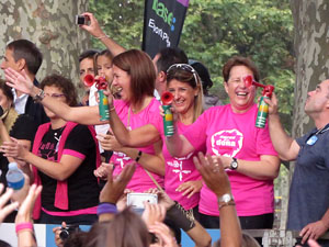 Cursa de la Dona 2016. Concentraci&oacute; i sortida del Parc de la Devesa