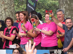 Cursa de la Dona 2016. Concentraci&oacute; i sortida del Parc de la Devesa