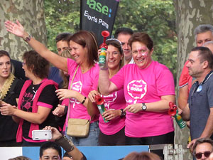 Cursa de la Dona 2016. Concentraci&oacute; i sortida del Parc de la Devesa