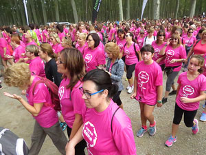Cursa de la Dona 2016. Concentraci&oacute; i sortida del Parc de la Devesa