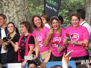 Cursa de la Dona 2016. Concentraci&oacute; i sortida del Parc de la Devesa