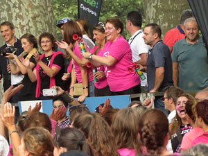 Cursa de la Dona 2016. Concentraci&oacute; i sortida del Parc de la Devesa