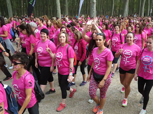 Cursa de la Dona 2016. Concentraci&oacute; i sortida del Parc de la Devesa