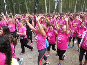 Cursa de la Dona 2016. Concentraci&oacute; i sortida del Parc de la Devesa