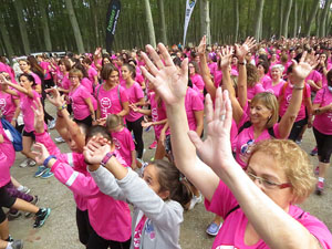 Cursa de la Dona 2016. Concentraci&oacute; i sortida del Parc de la Devesa