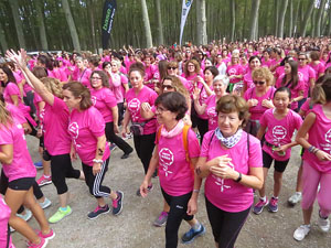 Cursa de la Dona 2016. Concentraci&oacute; i sortida del Parc de la Devesa
