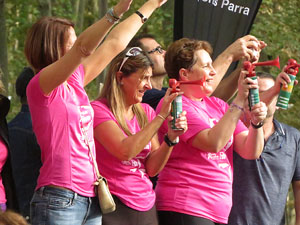 Cursa de la Dona 2016. Concentraci&oacute; i sortida del Parc de la Devesa