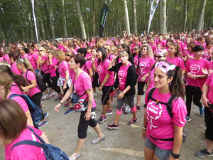 Cursa de la Dona 2016. Concentraci&oacute; i sortida del Parc de la Devesa