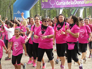 Cursa de la Dona 2016. Concentraci&oacute; i sortida del Parc de la Devesa