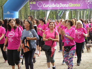 Cursa de la Dona 2016. Concentraci&oacute; i sortida del Parc de la Devesa