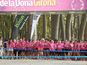 Cursa de la Dona 2016. Concentraci&oacute; i sortida del Parc de la Devesa