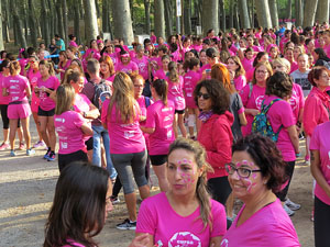 Cursa de la Dona 2016. Concentraci&oacute; i sortida del Parc de la Devesa