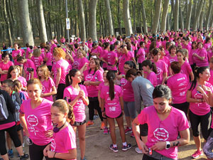 Cursa de la Dona 2016. Concentraci&oacute; i sortida del Parc de la Devesa