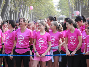 Cursa de la Dona 2016. Concentraci&oacute; i sortida del Parc de la Devesa