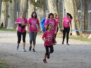 Cursa de la Dona 2016. Concentraci&oacute; i sortida del Parc de la Devesa