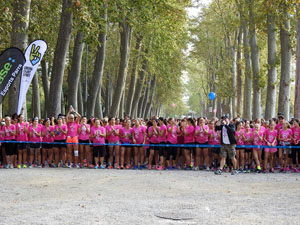 Cursa de la Dona 2016. Concentraci&oacute; i sortida del Parc de la Devesa