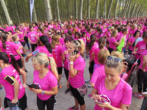 Cursa de la Dona 2016. Concentraci&oacute; i sortida del Parc de la Devesa