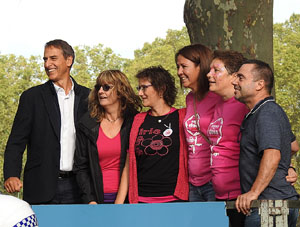Cursa de la Dona 2016. Concentraci&oacute; i sortida del Parc de la Devesa