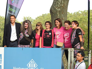 Cursa de la Dona 2016. Concentraci&oacute; i sortida del Parc de la Devesa