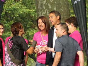 Cursa de la Dona 2016. Concentraci&oacute; i sortida del Parc de la Devesa