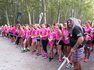Cursa de la Dona 2016. Concentraci&oacute; i sortida del Parc de la Devesa