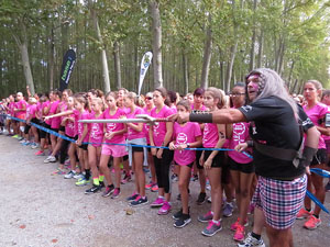 Cursa de la Dona 2016. Concentraci&oacute; i sortida del Parc de la Devesa