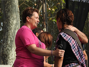Cursa de la Dona 2016. Concentraci&oacute; i sortida del Parc de la Devesa