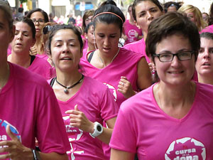 Cursa de la Dona 2016. Cursa pels carrers de Girona