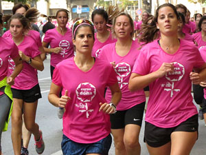 Cursa de la Dona 2016. Cursa pels carrers de Girona