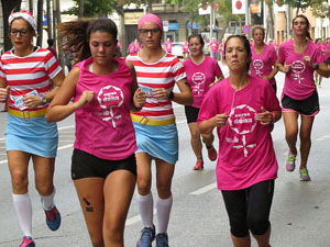Cursa de la Dona 2016. Cursa pels carrers de Girona