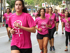 Cursa de la Dona 2016. Cursa pels carrers de Girona