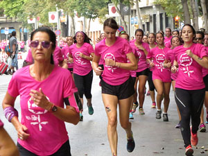 Cursa de la Dona 2016. Cursa pels carrers de Girona
