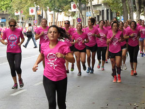 Cursa de la Dona 2016. Cursa pels carrers de Girona