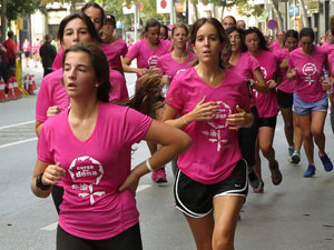 Cursa de la Dona 2016. Cursa pels carrers de Girona